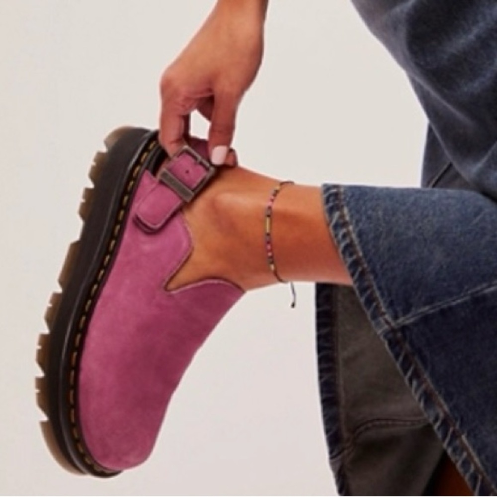 Dr. Marten Pink Zebzag Mules